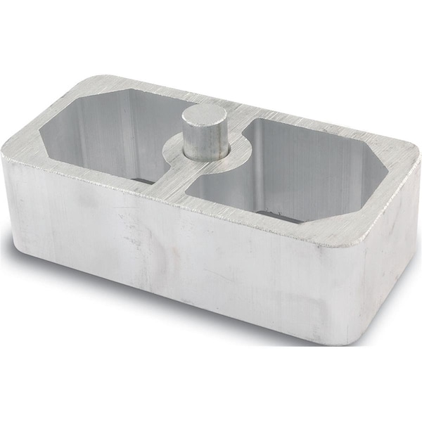 Allstar Performance 1.50 in. Aluminum Lowering Block for Leaf Springs ALL56131 - main